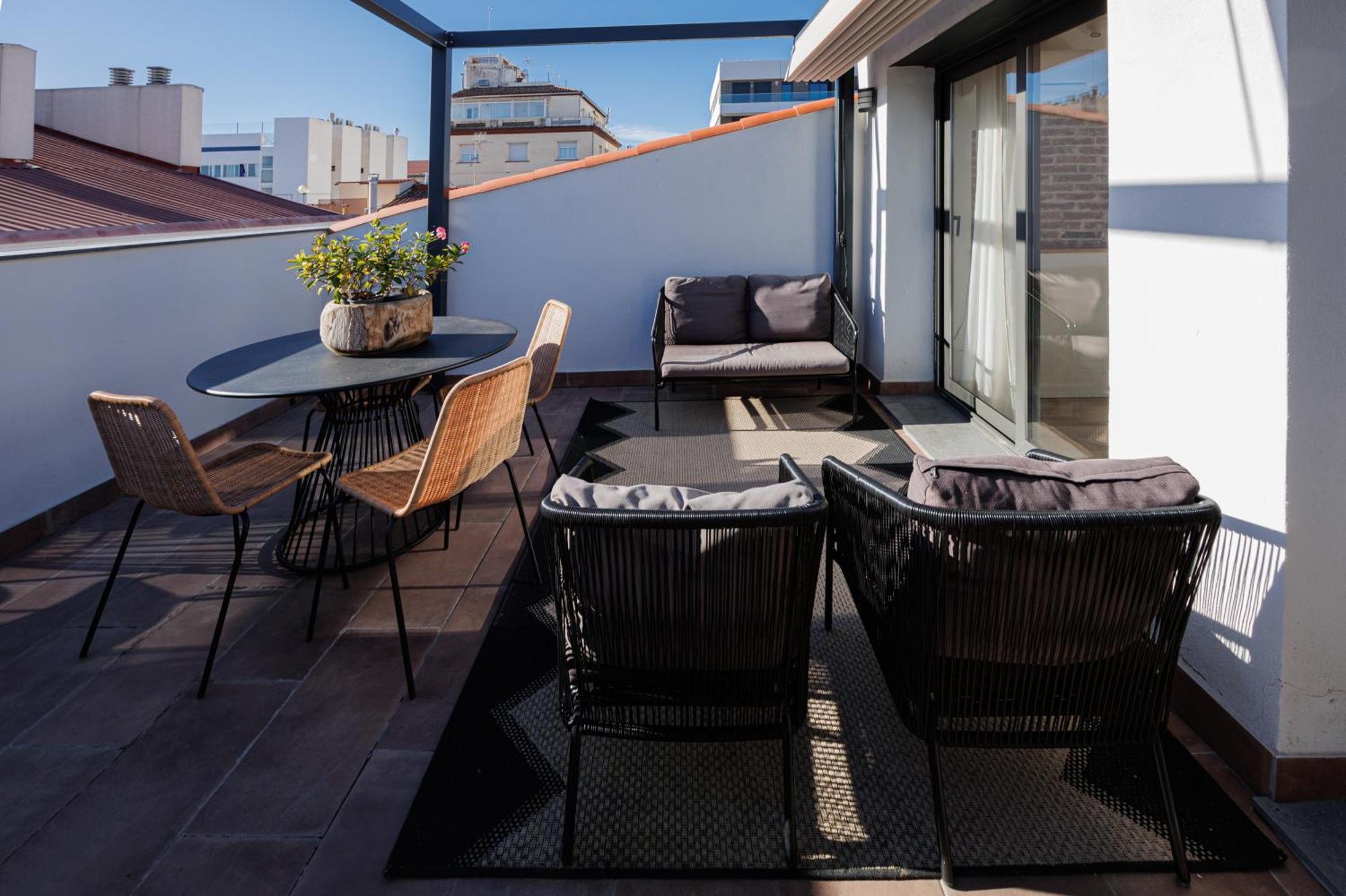 Atico Duplex Playa Area Barcelona Con Spa Exterior Montgat Buitenkant foto