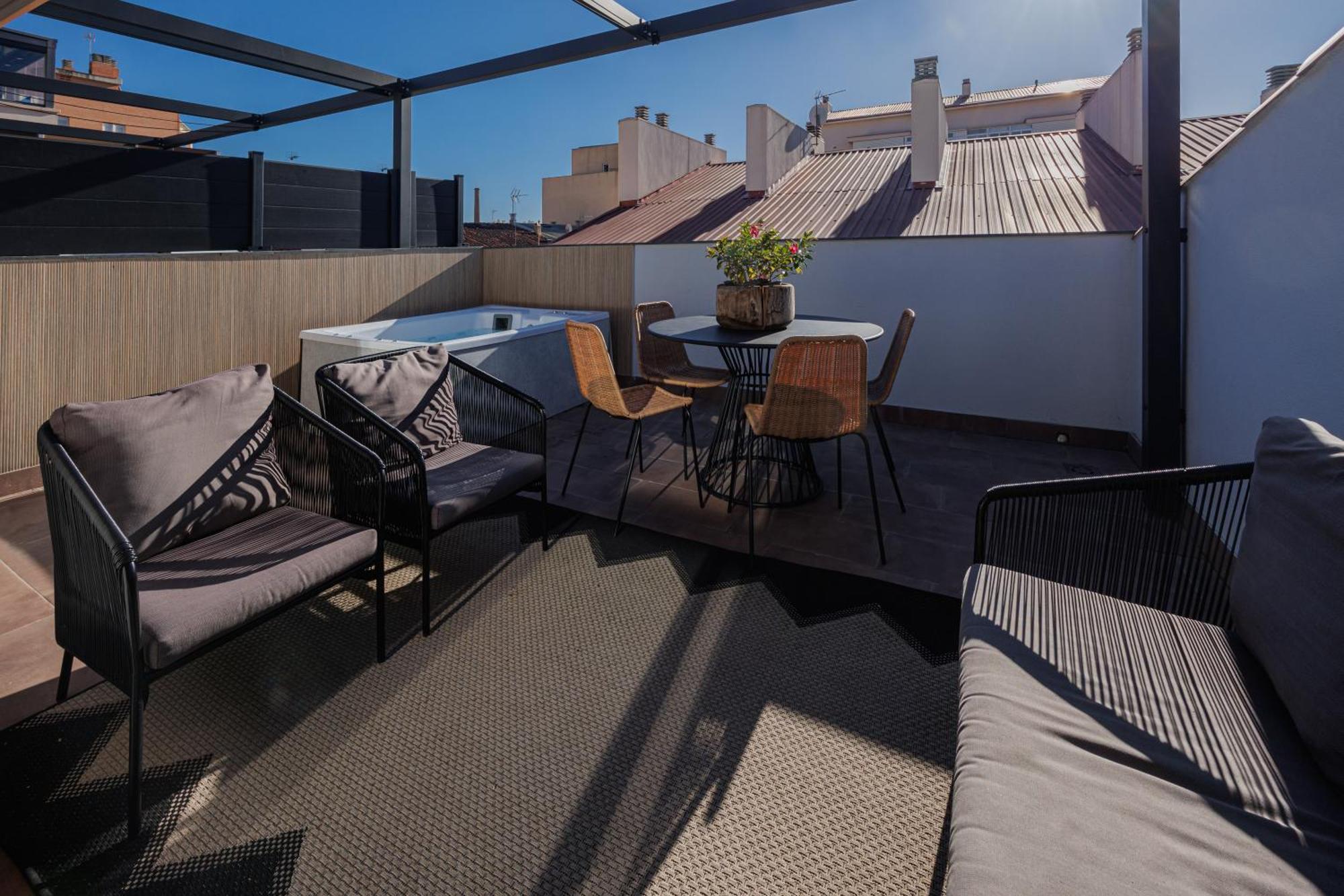 Atico Duplex Playa Area Barcelona Con Spa Exterior Montgat Buitenkant foto