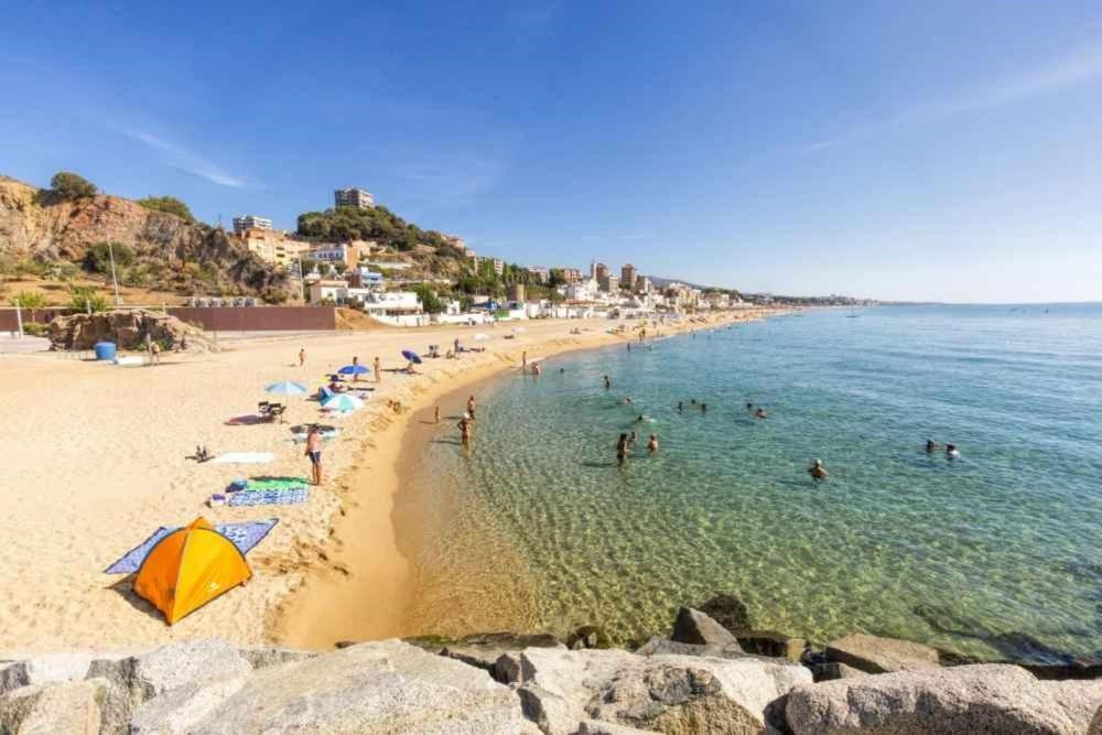 Atico Duplex Playa Area Barcelona Con Spa Exterior Montgat Buitenkant foto